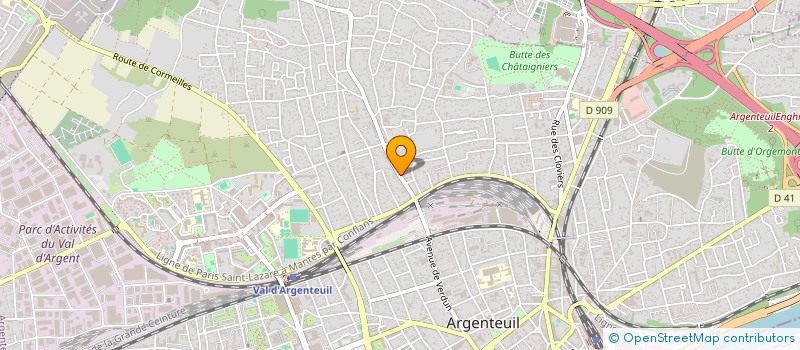 localisation de l'entreprise SCI DU 32 AVENUE DU MARECHAL JOFFRE  ARGENTEUIL