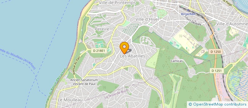 localisation de l'entreprise SCI DU 32 AVENUE GUY DE MAUPASSANT  ARCACHON