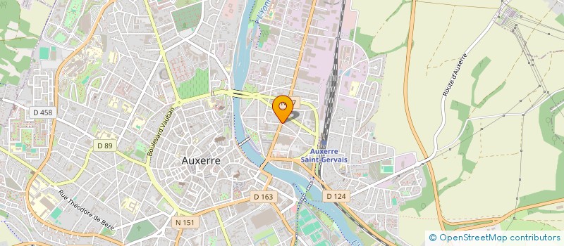 localisation de l'entreprise SCI DU 32 AVENUE JEAN JAURES à AUXERRE