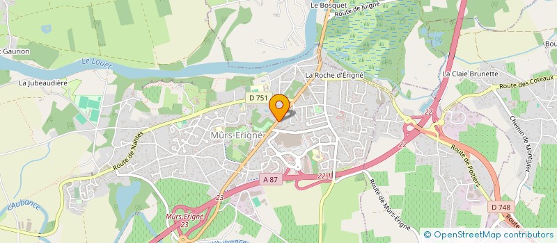 localisation de l'entreprise SCI DU 32 BIS RTE DE CHOLET  MURS-ERIGNE