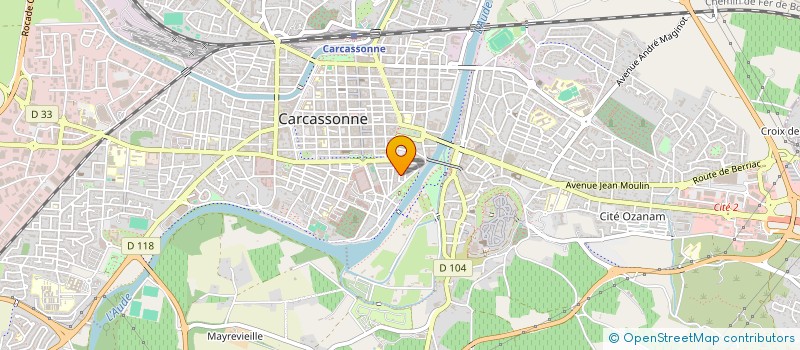 localisation de l'entreprise SCI DU 32 R BELLEVUE à CARCASSONNE
