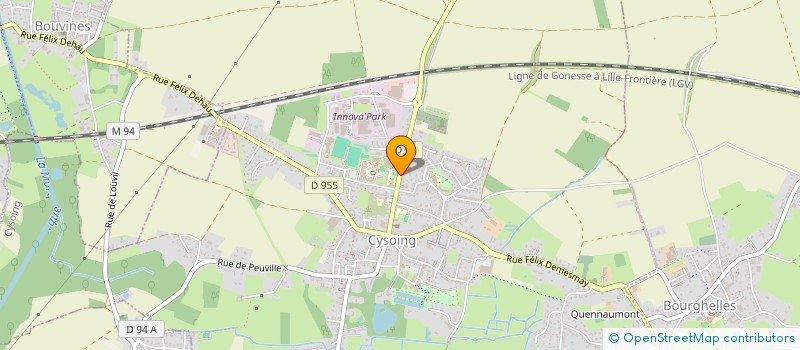 localisation de l'entreprise SCI DU 32 RUE CAMILLE DESMOULINS  CYSOING