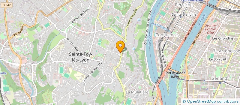 localisation de l'entreprise SCI DU 32 RUE CLEMENT DESORMES  SAINTE-FOY-LES-LYON