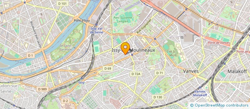 localisation de l'entreprise SCI DU 32 RUE DANTON à ISSY-LES-MOULINEAUX