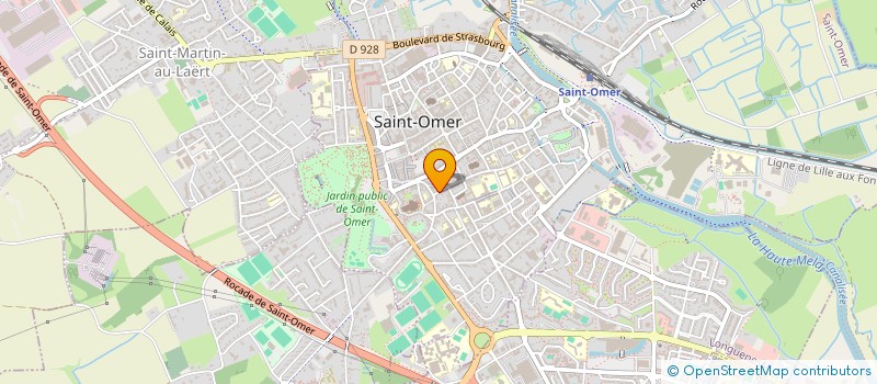 localisation de l'entreprise SCI DU 32 RUE DE L'ECUSSERIE  SAINT-OMER