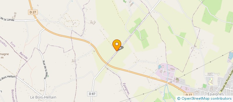 localisation de l'entreprise SCI DU 32 RUE DESRENAUDES  LA CHAPELLE-BAYVEL