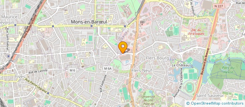 localisation de l'entreprise SCI DU 32 RUE FERDINAND MATHIAS à VILLENEUVE-D'ASCQ