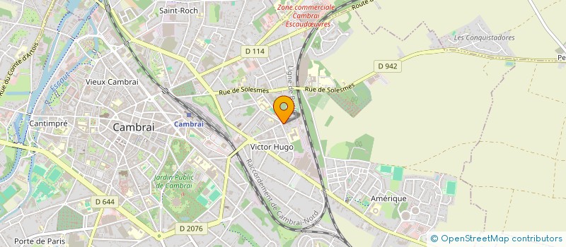 localisation de l'entreprise SCI DU 32 RUE V HUGO  CAMBRAI