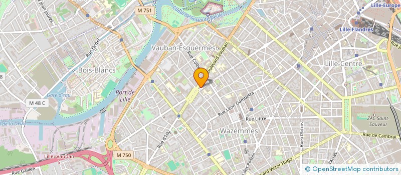 localisation de l'entreprise SCI DU 326 à LILLE