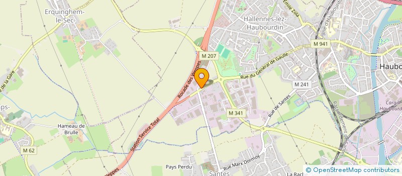 localisation de l'entreprise SCI DU 329 AVENUE DU GENERAL DE GAULLE  HALLENNES-LEZ-HAUBOURDIN
