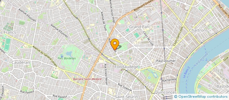 localisation de l'entreprise SCI DU 32BIS DE TIVOLI  BORDEAUX