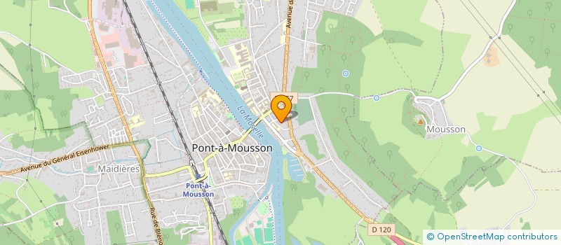 localisation de l'entreprise SCI DU 33  PONT-A-MOUSSON