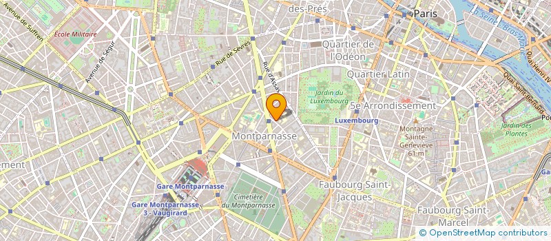 localisation de l'entreprise SCI DU 33 AV HENRI DUNANT  PARIS