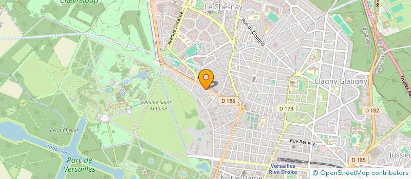 localisation de l'entreprise SCI DU 33 BD SAINT ANTOINE à VERSAILLES