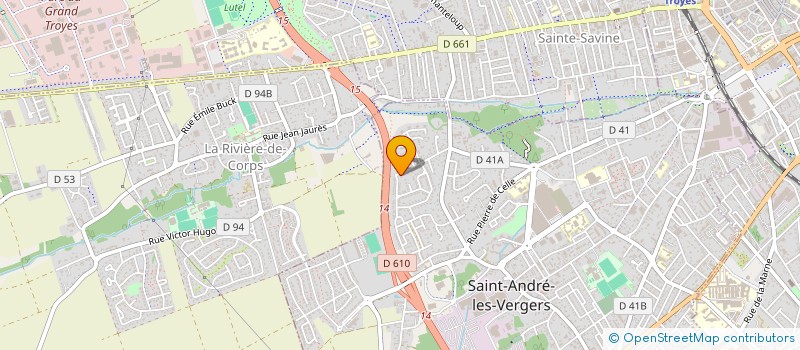 localisation de l'entreprise SCI DU 33 CHEMIN DE MARAYE  SAINT-ANDRE-LES-VERGERS