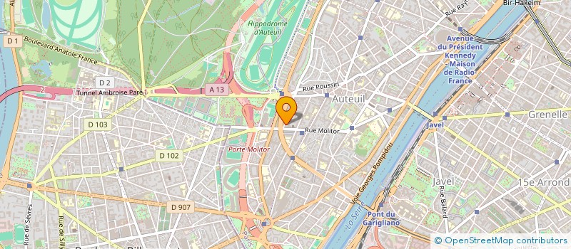 localisation de l'entreprise SCI DU 33 RUE DE CHANEZ à PARIS