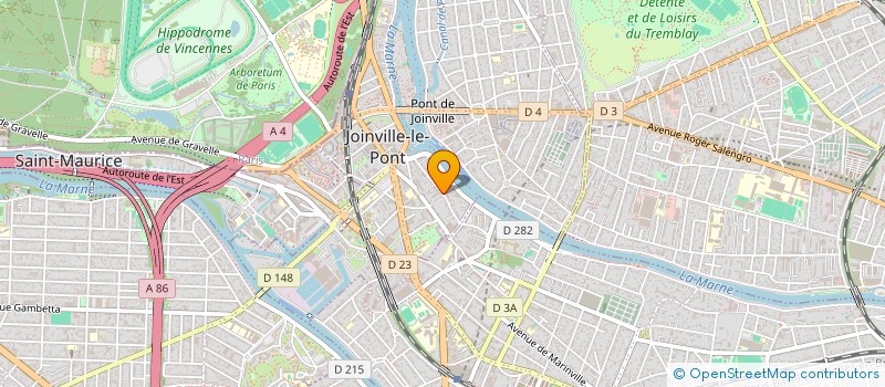 localisation de l'entreprise SCI DU 33 RUE DE PARIS A JOINVILLE à JOINVILLE-LE-PONT