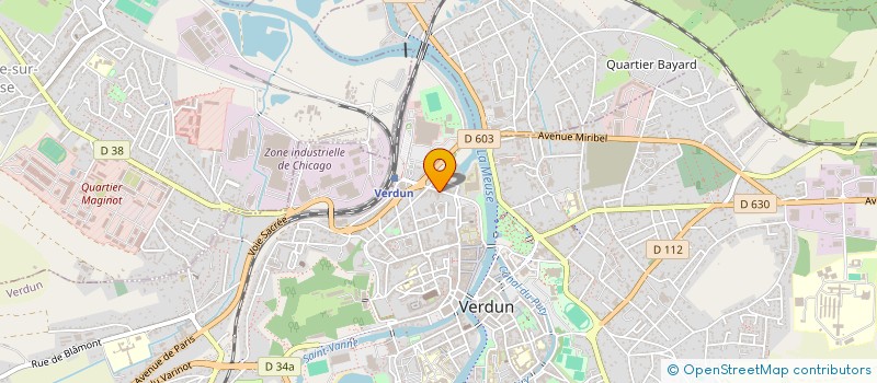 localisation de l'entreprise SCI DU 33 RUE DES TANNERIES à VERDUN