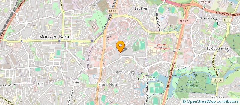 localisation de l'entreprise SCI DU 33 RUE FAIDHERBE à VILLENEUVE-D'ASCQ