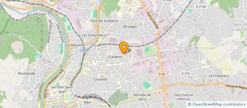 localisation de l'entreprise SCI DU 33 RUE JULES VERNE  ALES