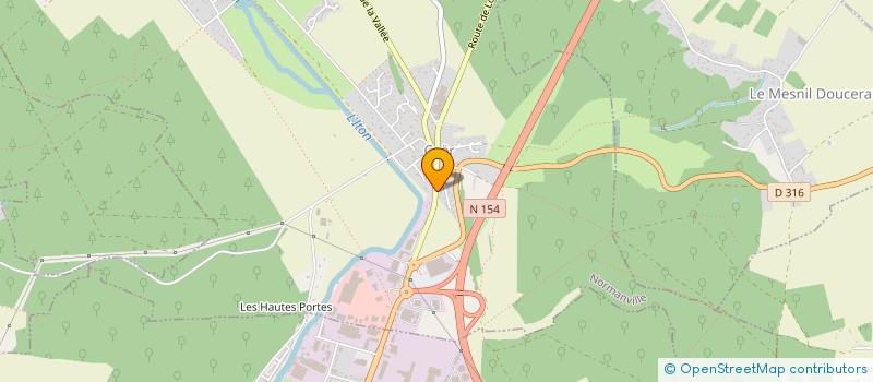 localisation de l'entreprise SCI DU 33 RUE MATHURIN REGNIER  LE BOULAY-MORIN