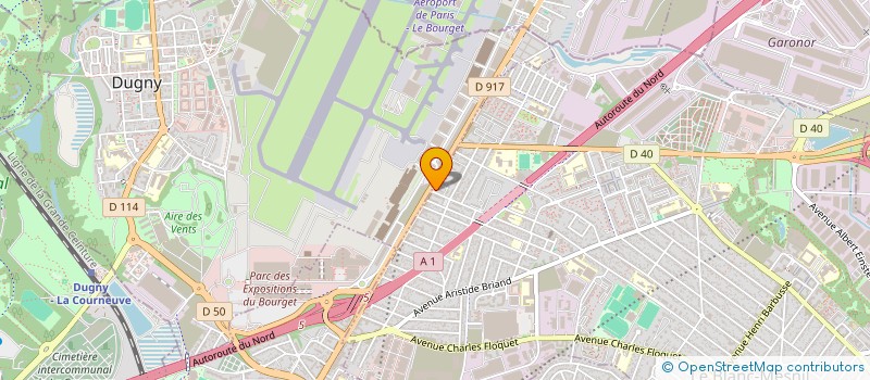 localisation de l'entreprise SCI DU 33 RUE PETION à LE BLANC-MESNIL