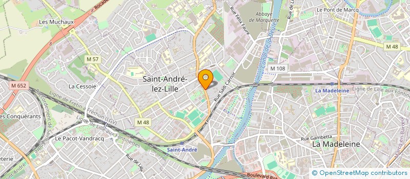 localisation de l'entreprise SCI DU 333  NIEPPE