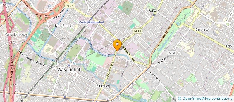 localisation de l'entreprise SCI DU 34-36 RUE DU PROFESSEUR PERRIN à CROIX