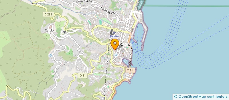 localisation de l'entreprise SCI DU 34 BOULEVARD PAOLI à BASTIA