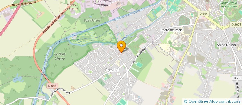 localisation de l'entreprise SCI DU 34 R GABRIEL PERI  PROVILLE