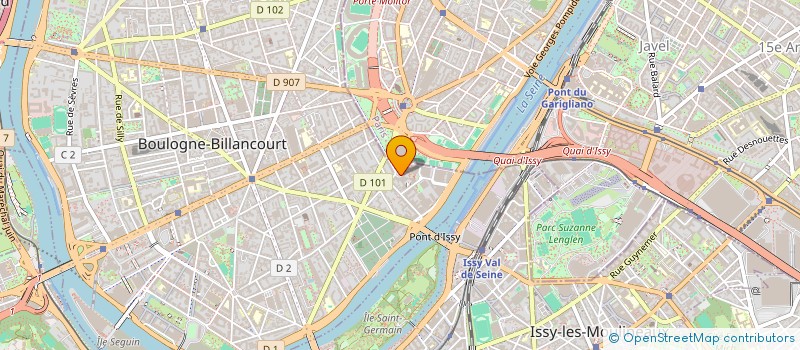 localisation de l'entreprise SCI DU 34 RUE CLER à BOULOGNE-BILLANCOURT