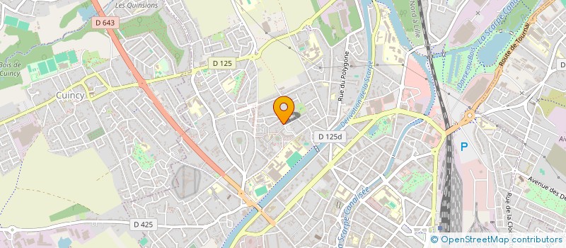 localisation de l'entreprise SCI DU 34 RUE D ALBERGOTTI  DOUAI