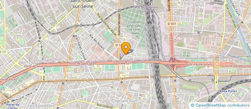 localisation de l'entreprise SCI DU 34 RUE DES ENTREPOTS à SAINT-OUEN-SUR-SEINE