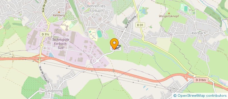 localisation de l'entreprise SCI DU 34 RUE DU 1ER SEPTEMBRE  BEHREN-LES-FORBACH