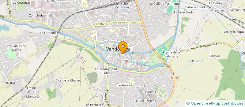 localisation de l'entreprise SCI DU 34 RUE DU CHANGE A VENDOME  VENDOME