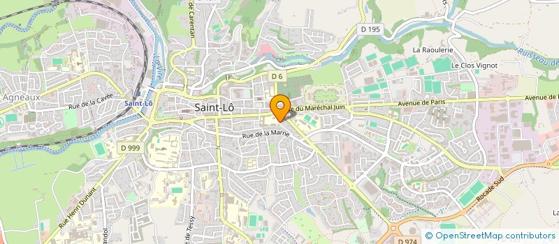 localisation de l'entreprise SCI DU 34 RUE DU NEUFBOURG  SAINT-LO