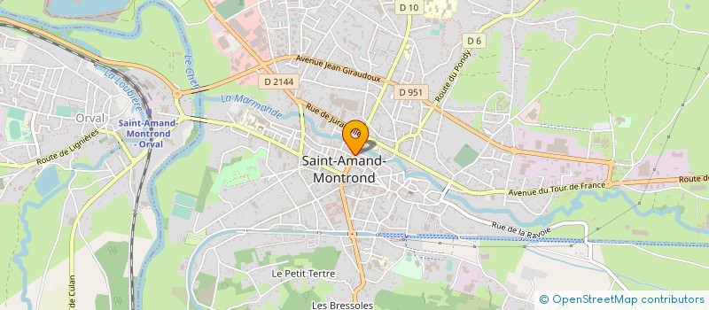 localisation de l'entreprise SCI DU 34 RUE NATIONALE à SAINT-AMAND-MONTROND