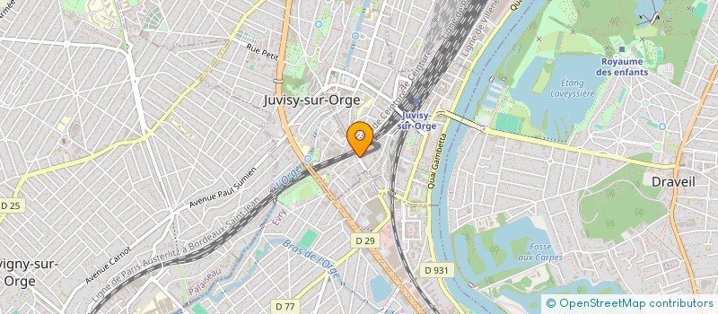 localisation de l'entreprise SCI DU 34 RUE PASTEUR à JUVISY-SUR-ORGE