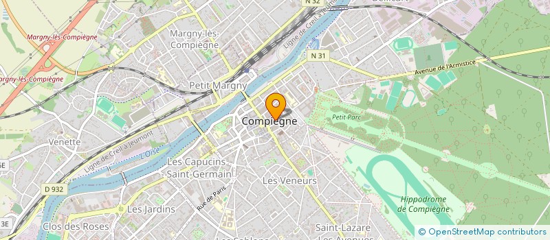 localisation de l'entreprise SCI DU 34 RUE PIERRE SAUVAGE  COMPIEGNE