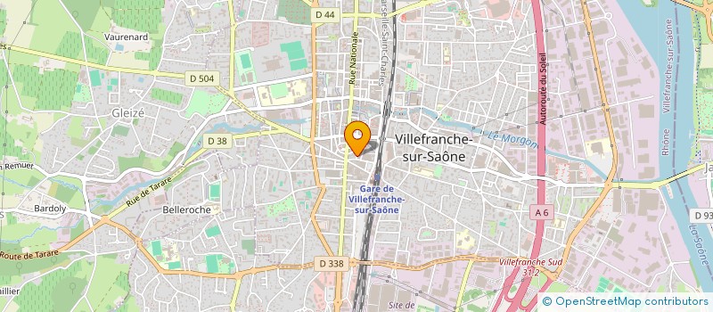 localisation de l'entreprise SCI DU 344 RUE DES JARDINIERS  VILLEFRANCHE-SUR-SAONE