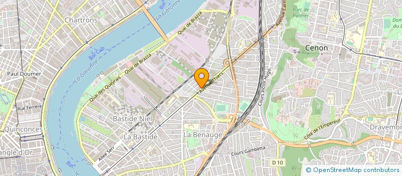 localisation de l'entreprise SCI DU 35-37 RUE HENRI GROSSARD à BORDEAUX