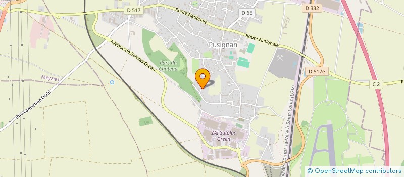 localisation de l'entreprise SCI DU 35  PUSIGNAN