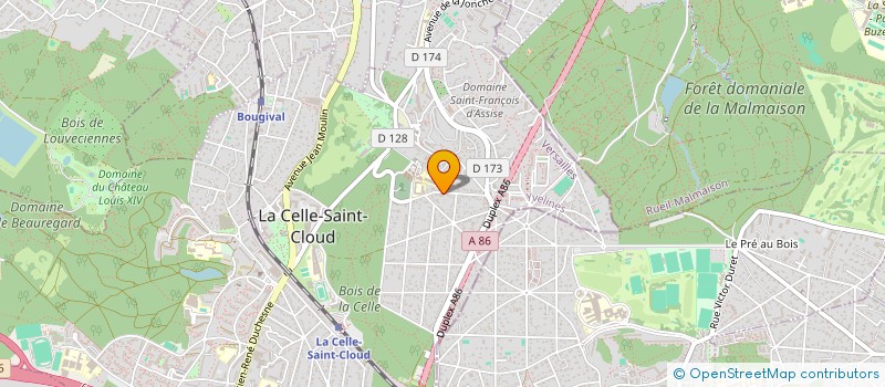 localisation de l'entreprise SCI DU 35 AV DE CIRCOURT  LA CELLE-SAINT-CLOUD