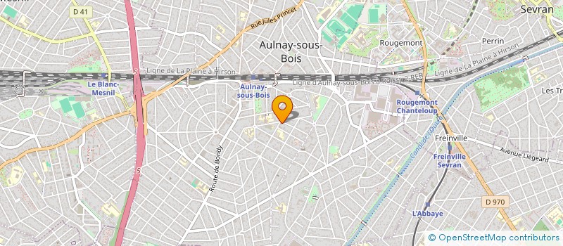 localisation de l'entreprise SCI DU 35 AVENUE DU 14 JUILLET à AULNAY-SOUS-BOIS