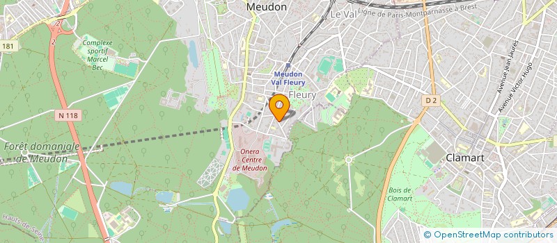 localisation de l'entreprise SCI DU 35 AVENUE DU BOIS A MEUDON  MEUDON