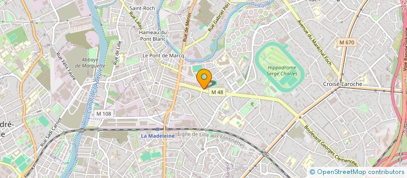 localisation de l'entreprise SCI DU 35 BOULEVARD CLEMENCEAU à MARCQ-EN-BARŒUL