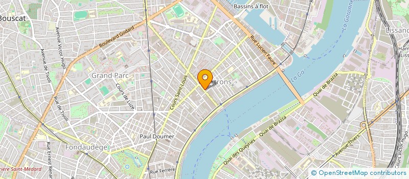 localisation de l'entreprise SCI DU 35 COURS DU MEDOC  BORDEAUX