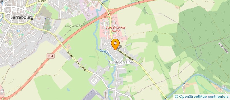 localisation de l'entreprise SCI DU 35 GRAND'RUE  BUHL-LORRAINE