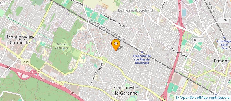 localisation de l'entreprise SCI DU 35 R RAYMOND MOREL  FRANCONVILLE