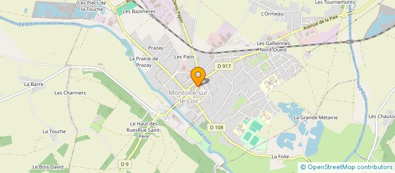 localisation de l'entreprise SCI DU 35 R ST DENIS  MONTOIRE-SUR-LE-LOIR